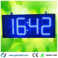 Affichage de l'heure et des températures par LED, numérique personnalisé, tableau de minuterie LED, panneau LED