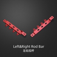Kit d'équilibrage modifié pour châssis, améliore la stabilité anti-roulis, barre transversale, barre de stabilisation avant, en alliage d'aluminium rouge, pour Suzuki Jimny JB64