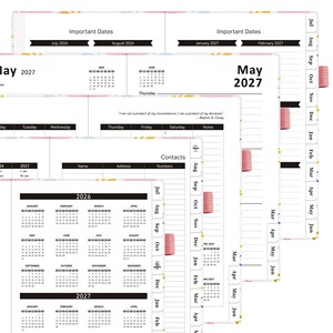 Agenda Semanal Chino-Inglés 2026-2027, Cuaderno A5, <span class=keywords><strong>Libro</strong></span> de Horarios, Logotipo Personalizado, Regalo - Product Image 5