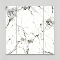 Grande dalle de pierre frittée brillante et souple 800x2600 9mm, matériau de qualité supérieure ultra-blanc, panneaux B, sol moderne pour salon