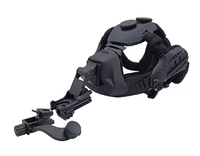 Lindu Optics Night Vision Aluminium Alloy Waterproof Helmet Mount dengan Desain Lipat Atas/Bawah & Sudut yang Dapat Disesuaikan untuk PVS-14