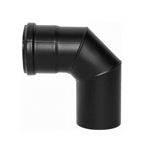 Accesorios Modernos para Chimenea de Pellets de 80 mm, Tapa de Chimenea de Acero Inoxidable Esmaltado de 90 Grados - Product Image 1