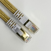 Câble de raccordement RJ45 de haute qualité CAT6A-SFTP UTP Câble Ethernet avec conducteur BC/CCA/CCS Gaine PE/PVC