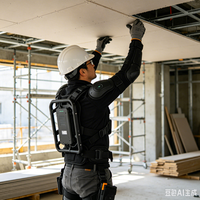 Exosquelette industriel portatif pour l'élevation, aide au travail en hauteur, support ergonomique pour bras, idéal pour l'usine et la construction