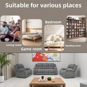 Canapé double électrique Louis <span class=keywords><strong>Danny</strong></span> Design scandinave à dossier haut avec caractéristiques réglables pour le salon ou le restaurant - Product Image 4