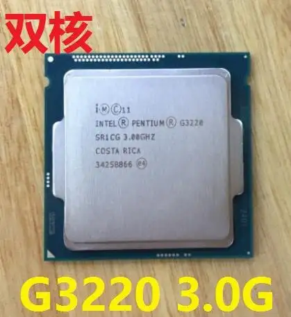 Intel Pentium Prozessor G3220 LGA1150 22 nanometer Dual-Coreg richtig Desktop-prozessor 100% arbeit