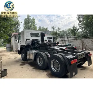 Sino Howo ikinci el 40 ton 375hp dizel at kamyon römork kafa kamyon kullanılan traktör kamyon satılık