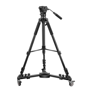 Chân máy ảnh đa năng HL03 Pulley Tripod Q333L bằng hợp kim nhôm, có bánh xe, quay video chụp ảnh chuyển động mượt mà - Product Image 2