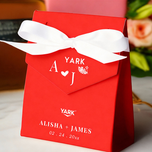 Sacs d'épicerie jetables avec poignée, personnalisables avec logo, recyclables, pour cadeaux de mariage, pour Noël - Product Image 4