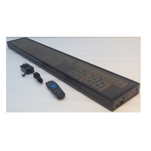 Horloge à fuseaux <span class=keywords><strong>horaires</strong></span> mondiaux, horloge numérique LED à fuseaux <span class=keywords><strong>horaires</strong></span> multiples, W pour hôtels/entreprises/aéroports - Product Image 4