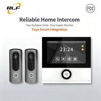 2-Draht-Video-Türsprechanlage 7 Zoll TFT-Touchscreen 1080P Wasserdichter Außensensor Tuya App Bewegungserkennung Eingebaute Antenne Einfache Verbindung