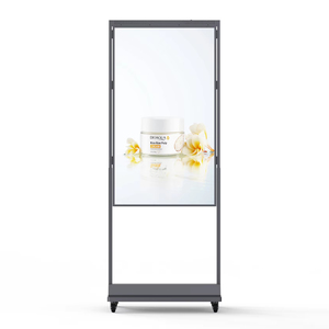 Pantalla Digital Táctil de Doble Cara de 55 Pulgadas, de Alta Luminosidad, Integrada en Ventana, para Publicidad en <span class=keywords><strong>Tiendas</strong></span> Minoristas - Product Image 2
