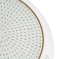 45W Glasfaser LED-Poolbeleuchtung 2-Zoll-Gewindeanschluss Harzgefülltes Korrosionsbeständiges PC-Gehäuse 540LEDs RGBW Smart WLAN-Steuerung