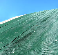 Géomate de protection contre l'érosion du béton, grille en plastique pour la protection des pentes et l'aménagement paysager, prix 320 g/m²