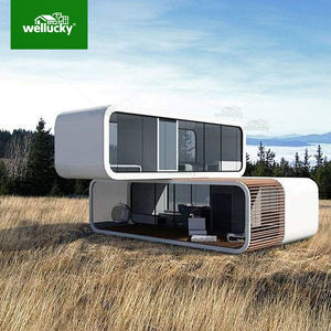 <span class=keywords><strong>Maison</strong></span> Capsule Apple, <span class=keywords><strong>maison</strong></span> préfabriquée modulaire portable, <span class=keywords><strong>maison</strong></span> intelligente moderne pour bureau, habitation, hôtel, camping, pod dans le marché mondial - Product Image 1