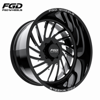 Jantes en alliage d'aluminium forgé à profil profond de 22 à 30 pouces, jantes en alliage forgé polies pour Silverado 1500