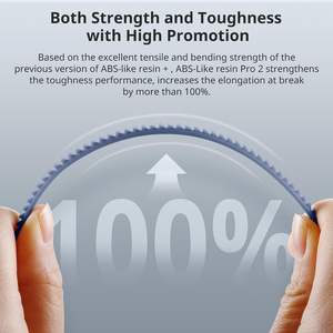 Resina Similar a ABS Anycubic Pro 2 Gris 1 kg de Alta Resistencia Grado General - Product Image 2