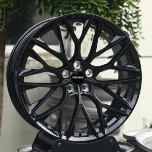 Jantes forgées sur mesure TITAN FORCE 20x10 20x11 5x114.3 P200 Noir brillant pour Ford <span class=keywords><strong>Mustang</strong></span> Shelby <span class=keywords><strong>GT</strong></span> Nissan GTR R35 - Product Image 2