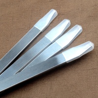 YINHAO 신상품 60cm/23.6 인치 나무 손잡이 바베큐 꼬치 스테인레스 스틸 바베큐 꼬치