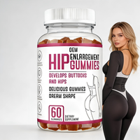 Gummies OEM pour le soutien des hanches et des courbes, compléments de beauté et de mise en forme pour adultes, marque privée personnalisée, gummies pour femmes