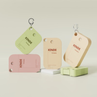 Bouteille de pulvérisation vide en PETG, format carte de crédit, personnalisable OEM, couleurs macaron, 38 ml, 50 ml, format voyage, mini flacon pulvérisateur
