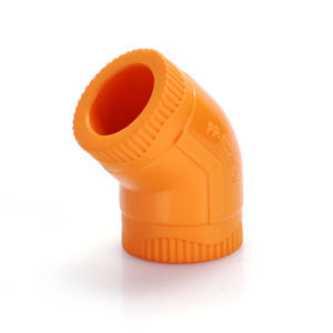उच्च गुणवत्ता 45 ° ppr कोहनी फिटिंग PP-R नलसाजी जल पाइप फिटिंग - Product Image 1