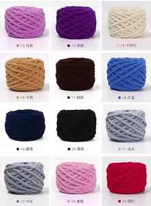 Polyester hình ống cồng kềnh sợi cho tay đan tự làm khăn hat chăn sofa giày mềm Chunky sợi thủ công - Product Image 4