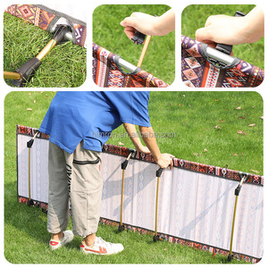 Lit de camp pliant portable et imperméable en tissu Oxford 600D robuste pour l'extérieur, idéal pour le voyage et le camping - Product Image 5