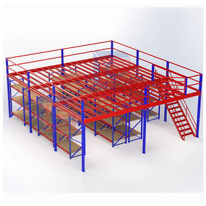 Rak <span class=keywords><strong>Pallet</strong></span> Kapasitas Tinggi dan Lantai Mezzanine Logam untuk Penyimpanan Gudang - Product Image 3