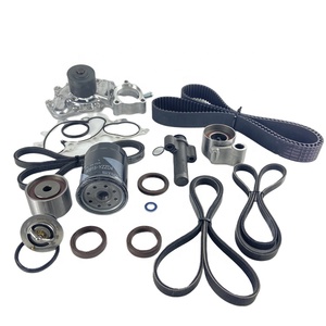 16100-69398 Belt 13505-62070 <span class=keywords><strong>3</strong></span>.4L 5VZ sabuk Timing Tensioner Kit Set dengan pompa air untuk Toyota Rav4 Land Cruiser 90 Hilux - Product Image 2