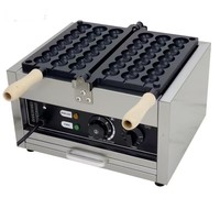 Machine à Taiyaki en forme de poisson commerciale avec prix de gros, machine à gaufres croustillantes, machine à gaufres en forme de poisson industrielle