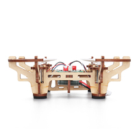 Kit de drone en bois éducatif STEM Tscinbuny, quadricoptère télécommandé à construire pour les étudiants