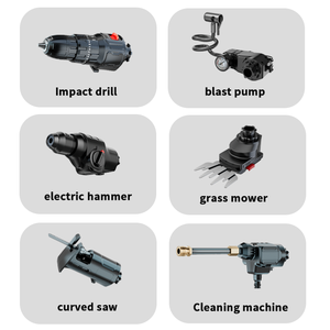 Bộ dụng cụ điện đa năng 18 món 21V, pin Lithium không chổi than, sạc lại được, dùng cho ô tô, điện, không dây, đa chức năng - Product Image 5