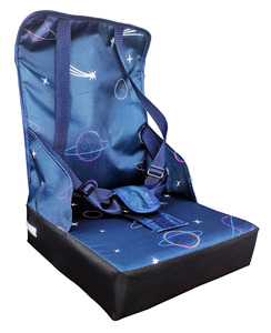 Chaise de salle à manger durable et solide pour bébés et enfants Coussin personnalisé <span class=keywords><strong>rehausseur</strong></span> de siège antidérapant portable à coussin éponge carré avec sangle - Product Image 1