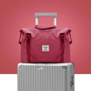 Grande Borsa da Viaggio Personalizzata in Tela Impermeabile con Chiusura a Cerniera - Dimensioni Unisex per Palestra, Spiaggia, Piscina, Sport e Fitness - Product Image 5