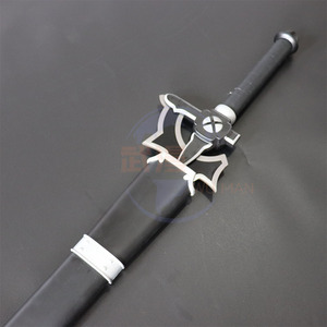 Épée <span class=keywords><strong>Art</strong></span> En Ligne Noir Cool <span class=keywords><strong>Anime</strong></span> Arme De Sécurité Épées Kirigaya Kazuto CosplayToy Épées - Product Image 3