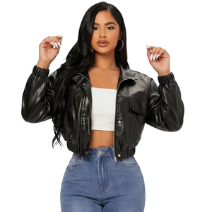 Nouvelle Collection 2025 – Blouson Moto Femme en Cuir Véritable, Tissu Velours Côtelé Doux et Respirant de Haute Qualité - Product Image 2