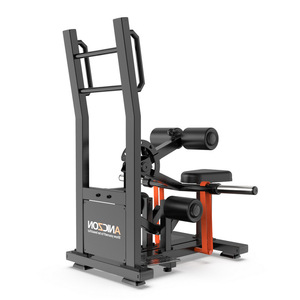 Máquina de gimnasio para ejercicios de puente de cadera, sentadillas, empuje de cadera y abducción de muslos internos/externos, con torre de acero. - Product Image 4