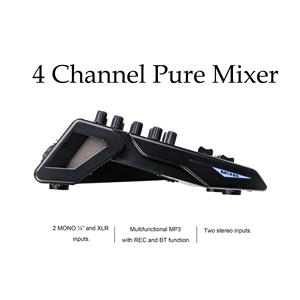 CHORDIO TCP-4 Console <span class=keywords><strong>DJ</strong></span> Audio à 4 Canaux <span class=keywords><strong>avec</strong></span> DSP Mélangeur Professionnel pour Studio et Carte Son Intégrée - Product Image 2