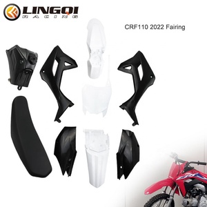 LING QI Moto Accessoires Carénage Corps Kits Ailes Garde-Boue Couverture pour Hond CRF110 2022 - Product Image 5
