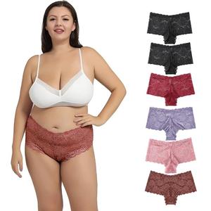 Braguitas de Encaje Floral para Mujer Yuhong, Tallas Grandes S-4XL, Sexy, de Talle Alto, Tejidas, Ropa Interior Femenina de Moda - Product Image 1