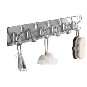 Heavy Duty Wall Mounted <b>Plastic</b> <b>Hook</b> Strip 100x70cm Punch Free For Clothing Storage Behind Doors On Walls - Product Image 5