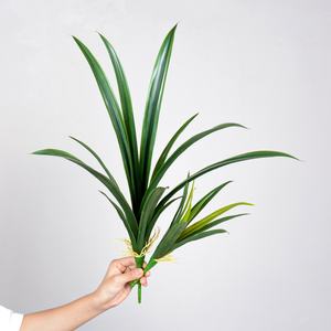 Usine Directe À La Main Plante Artificielle Touchable Phalaenopsis Glaïeul Clivia <span class=keywords><strong>Feuilles</strong></span> Film De Colle Souple pour Salon - Product Image 2