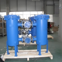 Nouveau filtre à double panier en acier au carbone industriel, filtre à liquide, réservoir sous pression double avec garantie d'un an