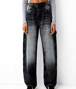 Pantalones Vaqueros Ajustados de Mezclilla de Alta Calidad para Mujer, Estilo Desgastado, Pantalones Vaqueros de Mezclilla para Mujer, Pantalones de Mezclilla para Mujer, Algodón/Elastano - Product Image 1