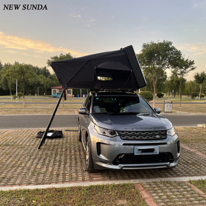 Tente de toit rigide pliable en aluminium pour camping en extérieur 4x4, modèle Sunda-013, pour véhicules 4x4 et 4WD - Product Image 6