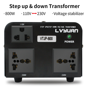 Transformador de Voltaje de 110V a 220V 230V 500W 800W, Elevador y Reductor de Voltaje - Product Image 2