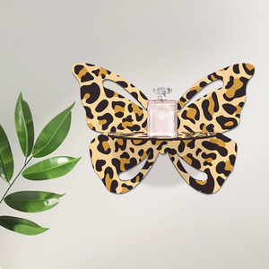 Estante Flotante de Pared con Estampado de Leopardo y Mariposas, Estilo Coquette Y2K, para Exhibir Perfumes, Decoración para <span class=keywords><strong>Dormitorio</strong></span> de Adolescentes, 21x29.5cm - Product Image 3