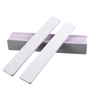 Limes à ongles professionnelles demi-lune 80 100 180 240 grain papier de verre lavable émeri manucure pédicure Art outils produit approvisionnement - Product Image 5