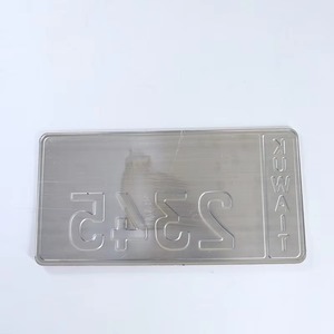 Placa de Matrícula Metálica de Alta Calidad con Diseño y Tamaño Personalizados, Placa Pequeña para Decoración - Product Image 3
